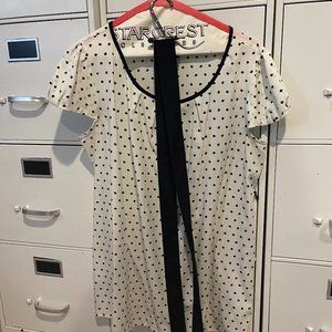 White Maternity Blouse L